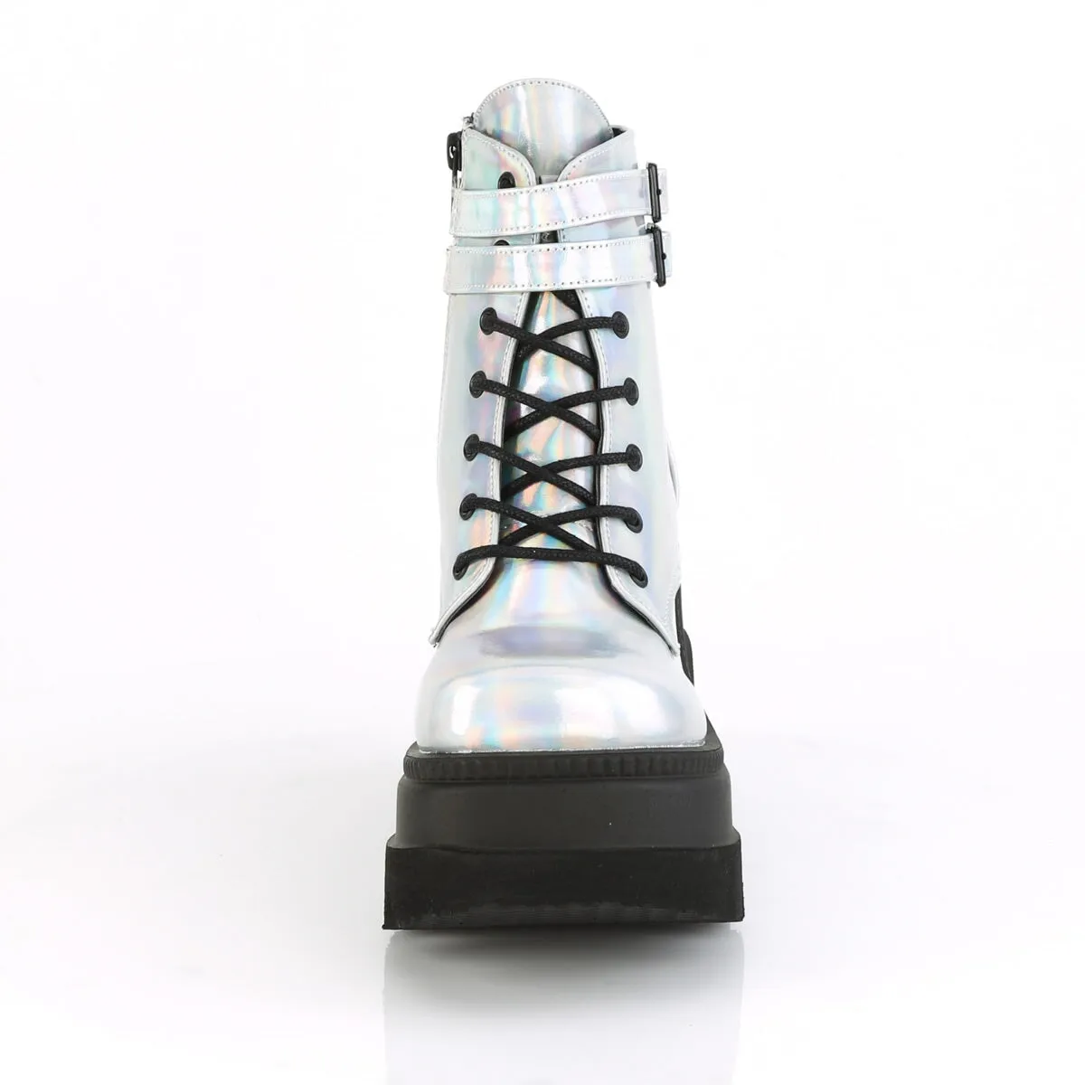Demonia Shaker-52-Silver Hologram-Size 6-Clearance sold by Shoe Freaks product image thumbnail 2