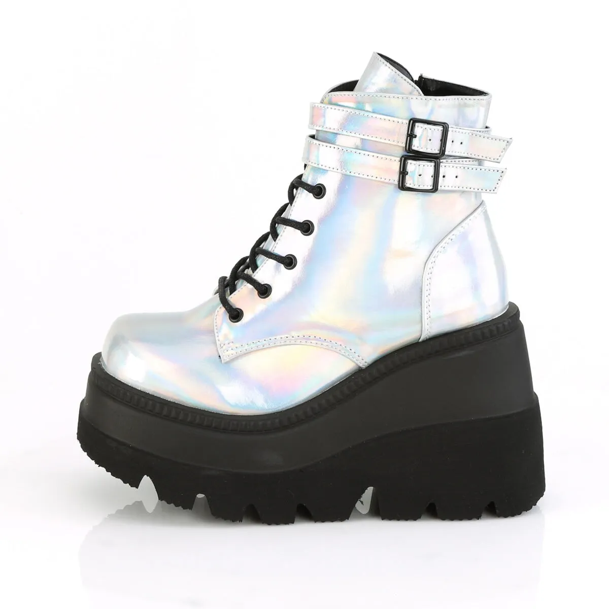 Demonia Shaker-52-Silver Hologram-Size 6-Clearance sold by Shoe Freaks product image thumbnail 3