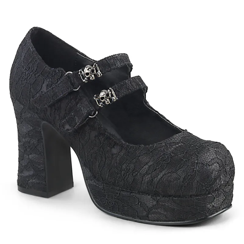 Demonia Gothika-09-Black-Size 7-Clearance sold by Shoe Freaks