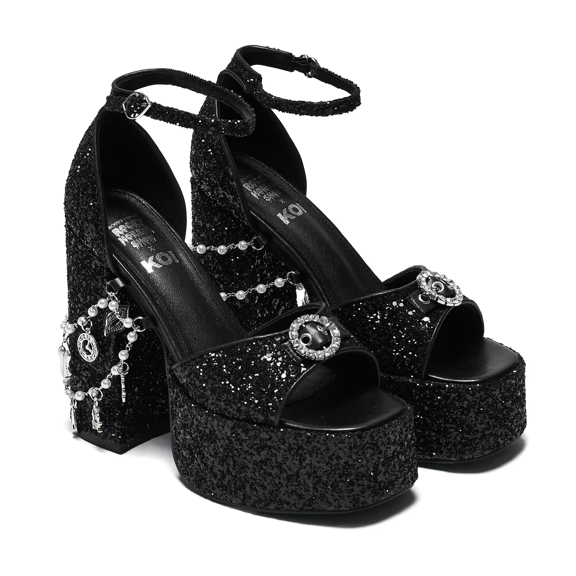 Frank N Furter Charm Heels - Black-Size 13-Clearance sold by Shoe Freaks product image thumbnail 4