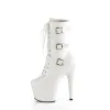 Pleaser Adore-1043-White-Size 8-Clearance sold by Shoe Freaks