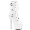 Pleaser Adore-1043-White-Size 8-Clearance sold by Shoe Freaks