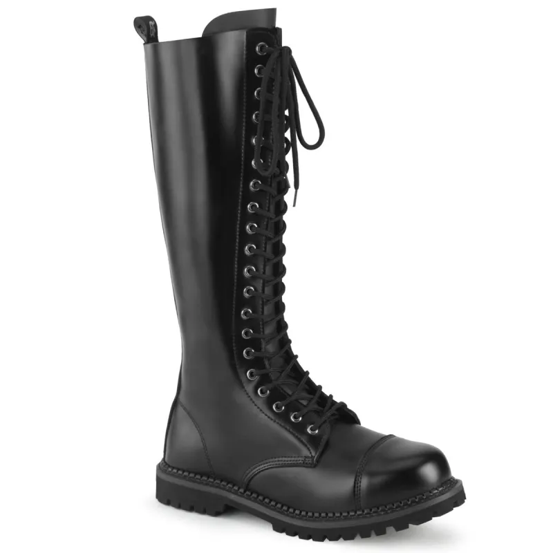 Demonia Riot-20-Black-Size 8-Clearance sold by Shoe Freaks