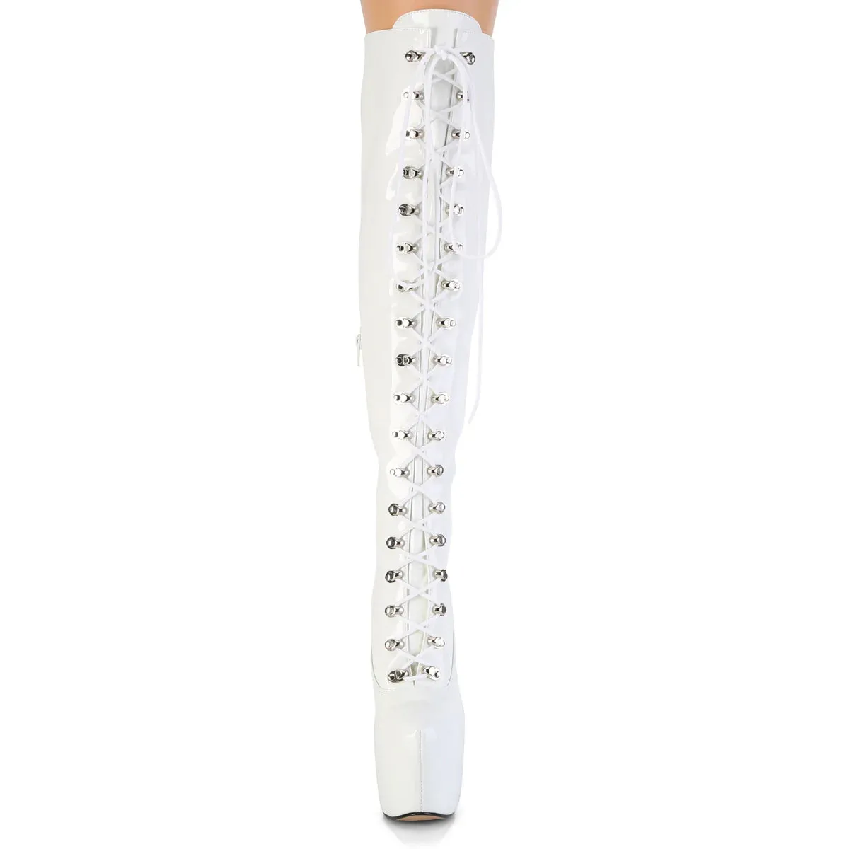 Pleaser Jubilant-3012-White-Size 8-Clearance sold by Shoe Freaks product image thumbnail 2