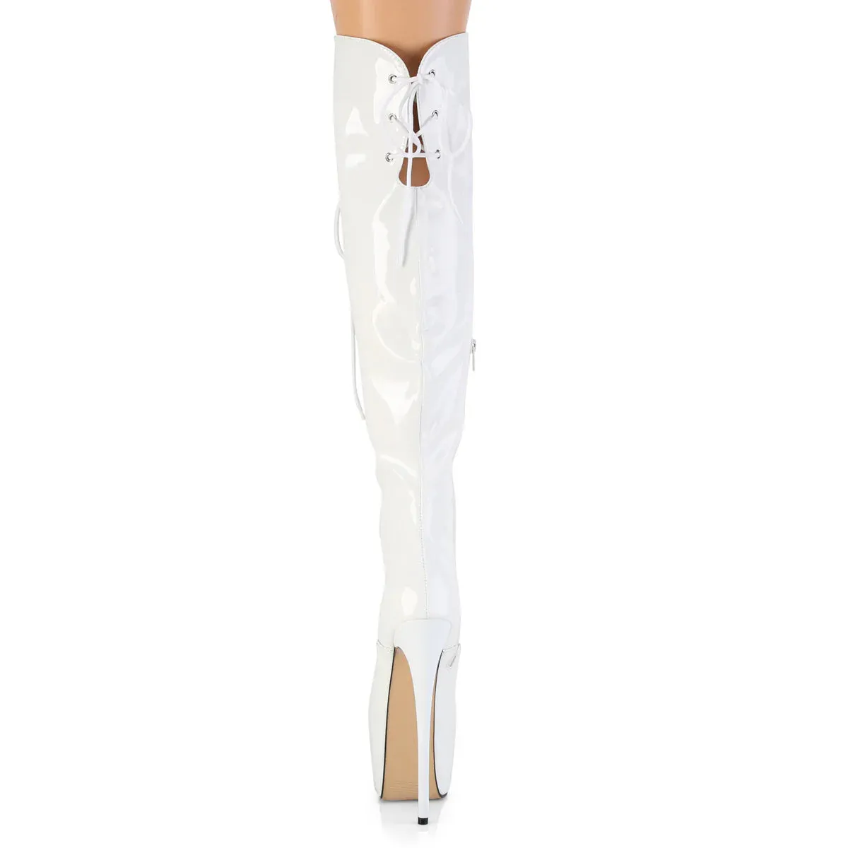 Pleaser Jubilant-3012-White-Size 8-Clearance sold by Shoe Freaks product image thumbnail 4