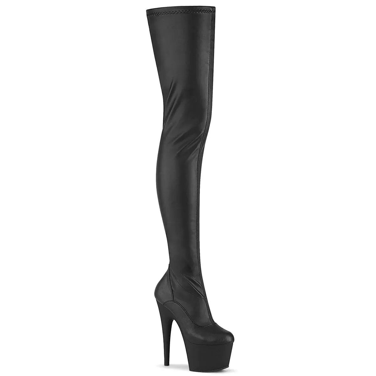 Pleaser Adore-4000-Black-Size 8-Clearance sold by Shoe Freaks
