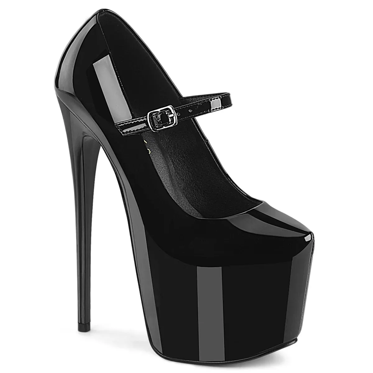 Pleaser Jubilant-28-Black-Size 7-Clearance sold by Shoe Freaks