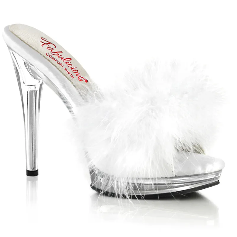 Fabulicious Glory-501F-8-White-Size 8-Clearance sold by Shoe Freaks