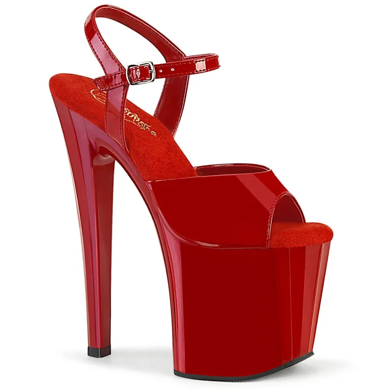 Pleaser Enchant-709-Red-Size 6-Clearance sold by Shoe Freaks