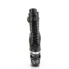 Pleaser Rapture-1020STR-LT-Black/Silver-Size 8-Clearance sold by Shoe Freaks
