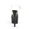 Pleaser Adore-708-Clear-Black-Size 11-Clearance sold by Shoe Freaks