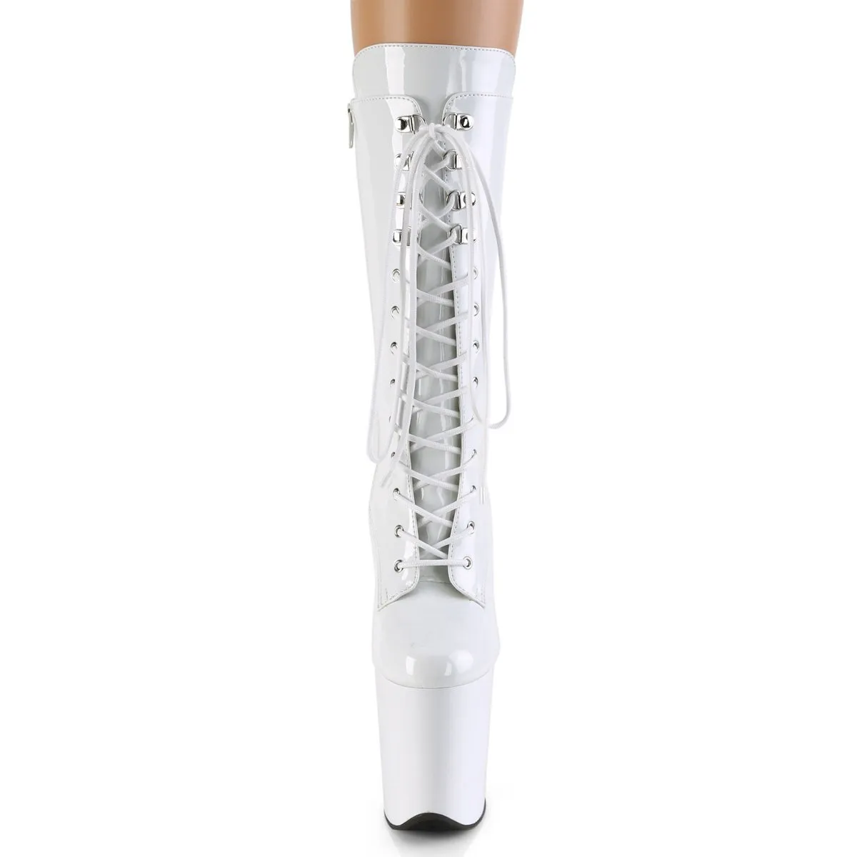 Pleaser Flamingo-1050-White-Size 6-Clearance sold by Shoe Freaks product image thumbnail 2