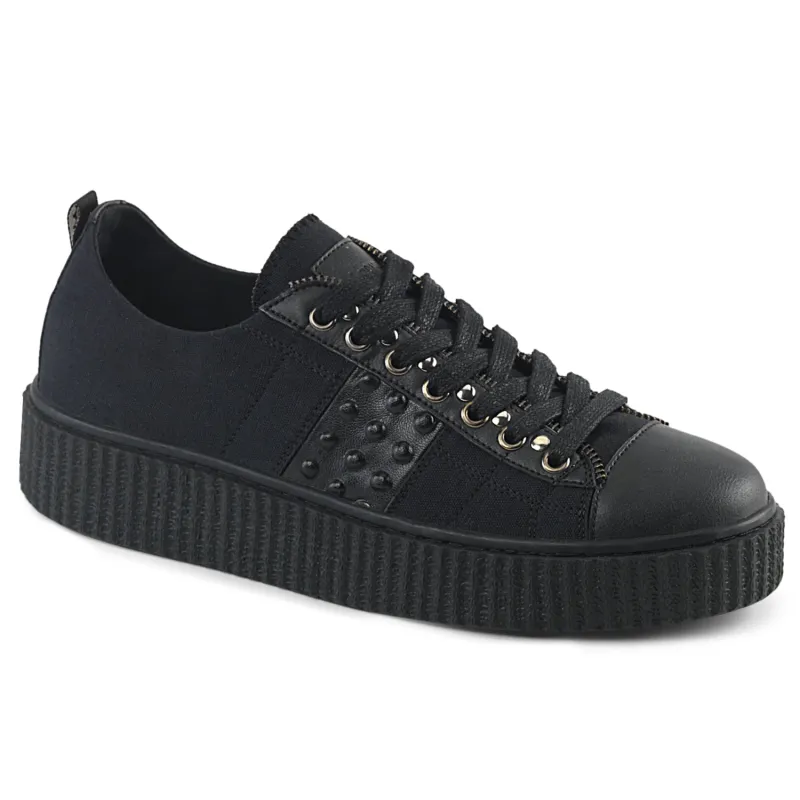 Demonia Sneeker-107-Black-Size 5-Clearance sold by Shoe Freaks