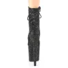 Pleaser Flamingo-1020GWR-Black Glitter-Size 5-Clearance sold by Shoe Freaks
