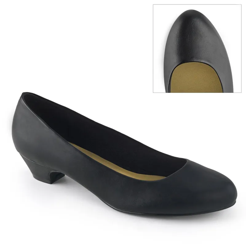Pleaser Pink Label Gwen-01-Black-Size 12-Clearance sold by Shoe Freaks