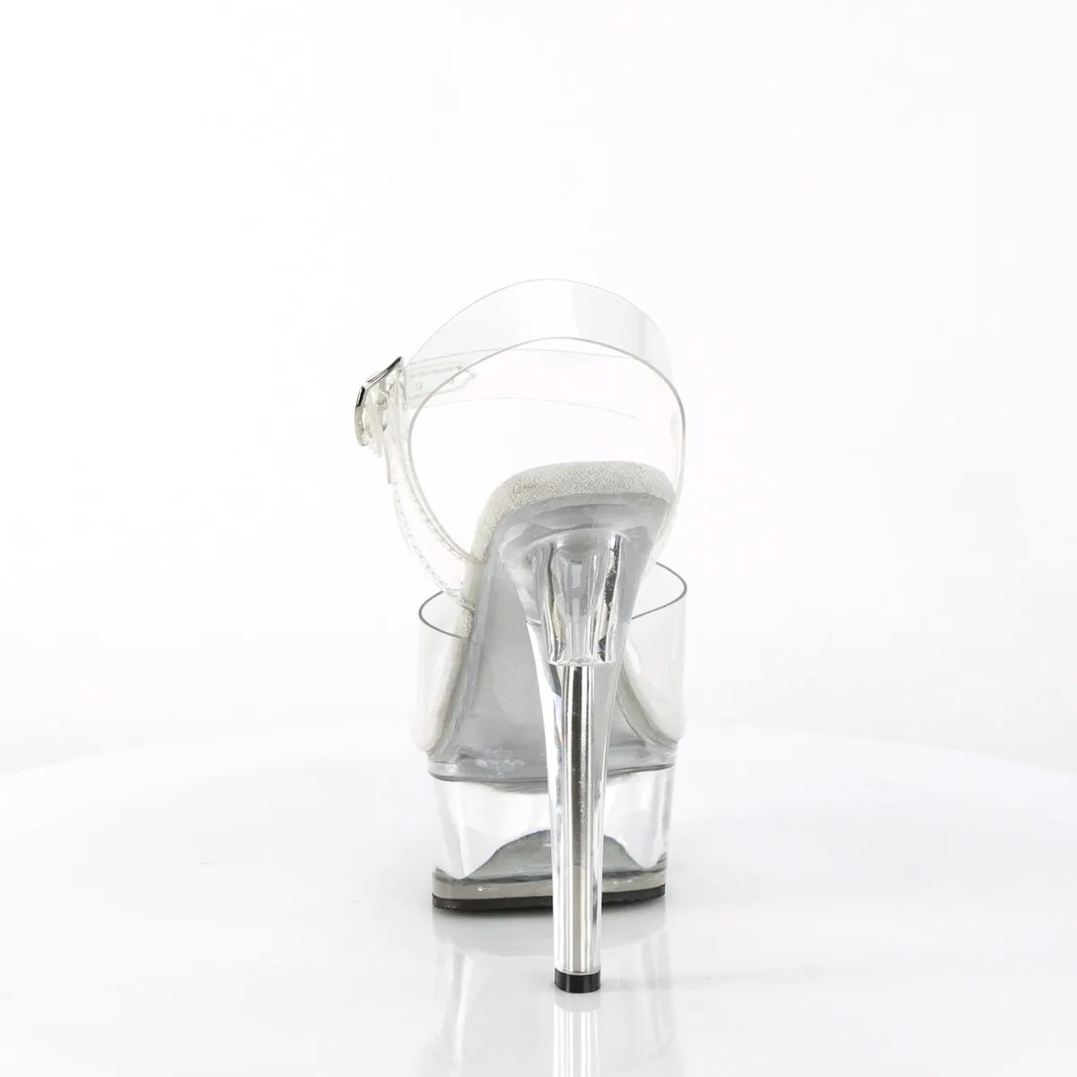 Pleaser Gleam-608-Clear-Size 10-Clearance sold by Shoe Freaks product image thumbnail 4
