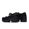 Tira Mary Jane Shoes 'Faux Leather Edition'-Black-Size 13-Clearance sold by Shoe Freaks