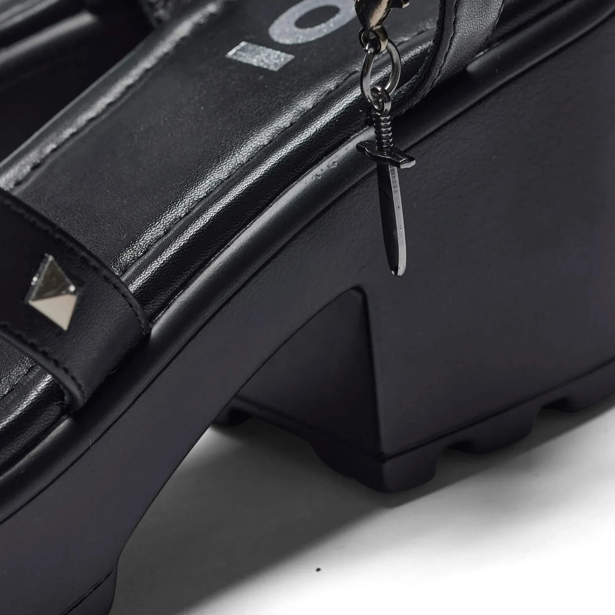 The Swordslayer Chunky Sandals - Black-Size 12-Clearance sold by Shoe Freaks product image thumbnail 5