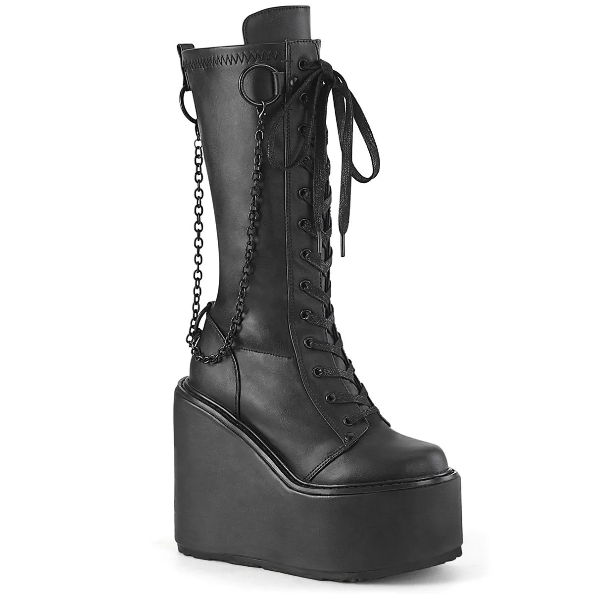 Demonia Swing-150-Black-Size 12-Clearance sold by Shoe Freaks
