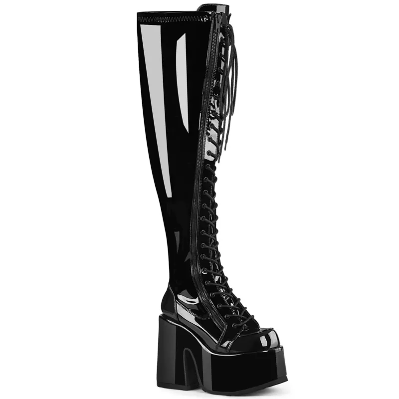 Demonia Camel-300WC-Black-Size 12-Clearance sold by Shoe Freaks