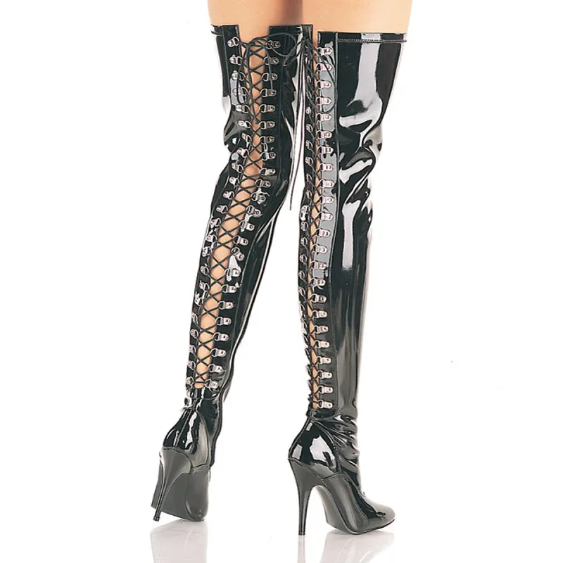 Pleaser Seduce-3063-Black-Size 10-Clearance sold by Shoe Freaks