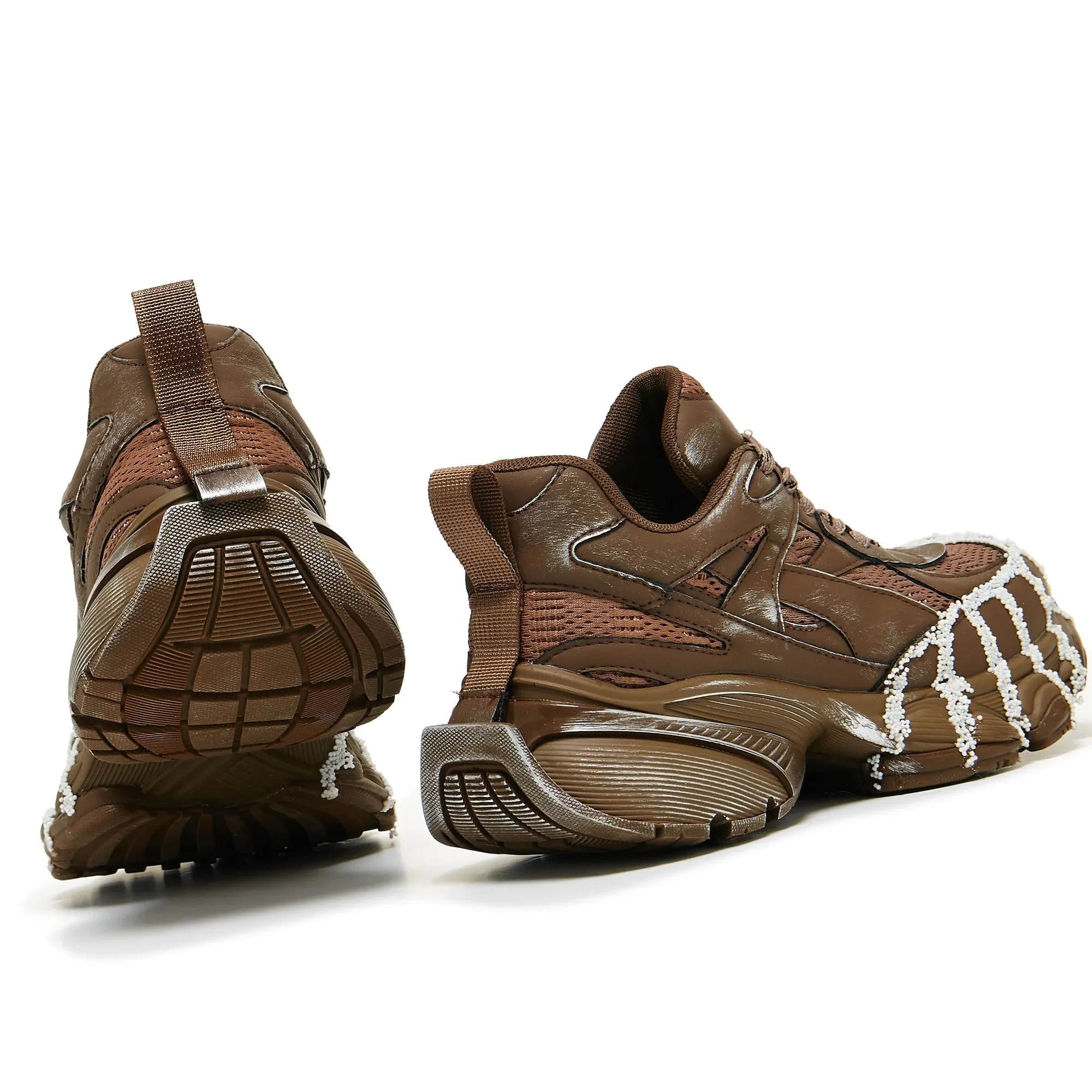 Forest Lines Mega Chunky Trainers- Brown sold by Shoe Freaks product image thumbnail 5