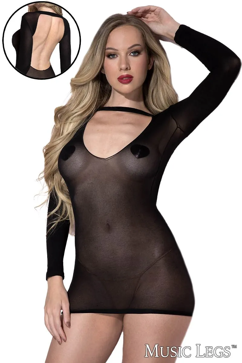 Long Sleeve Mini Dress sold by Shoe Freaks