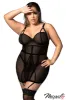 Strappy Garter Chemise sold by Shoe Freaks