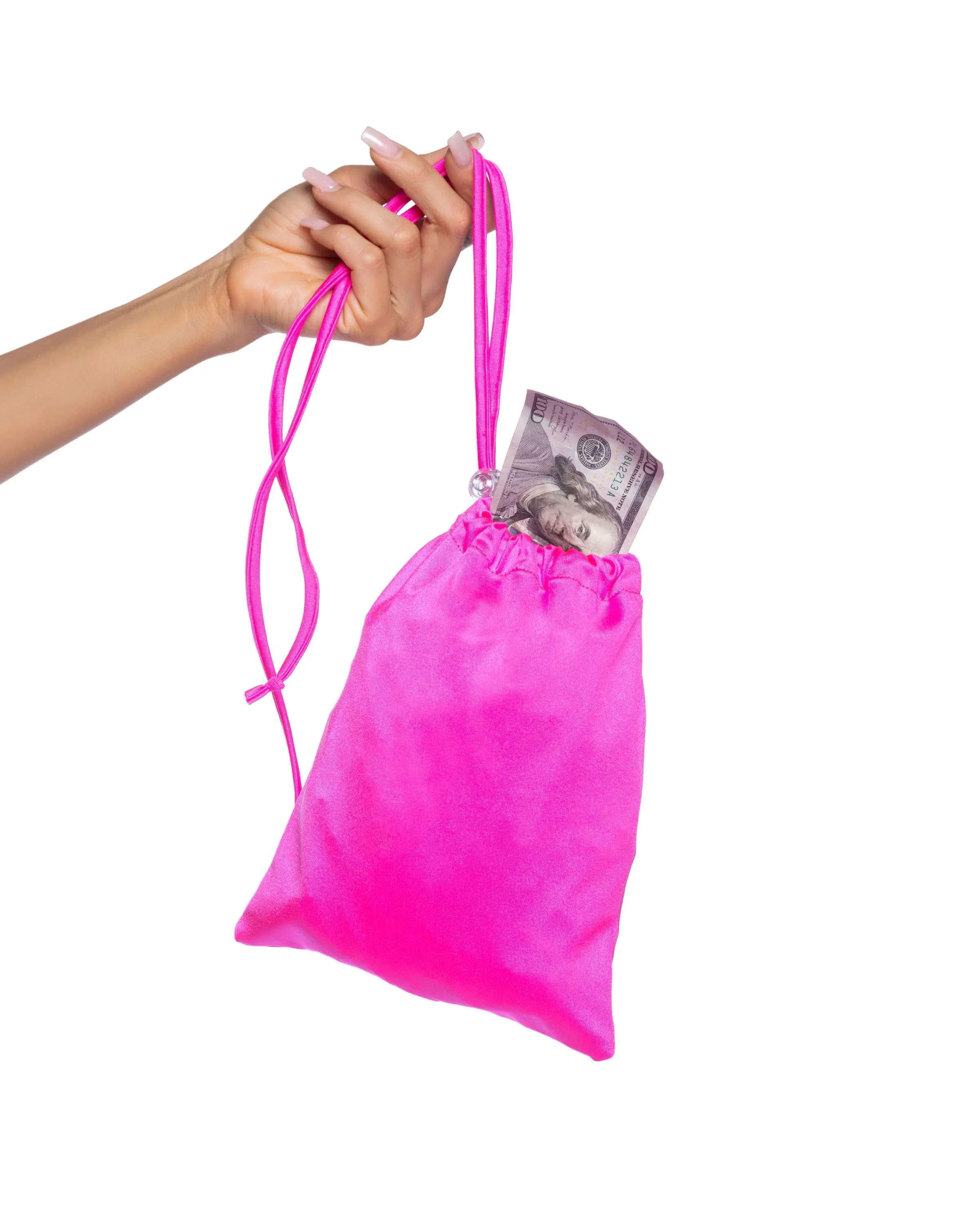 Spandex Iridescent Money Bag sold by Shoe Freaks product image thumbnail 2