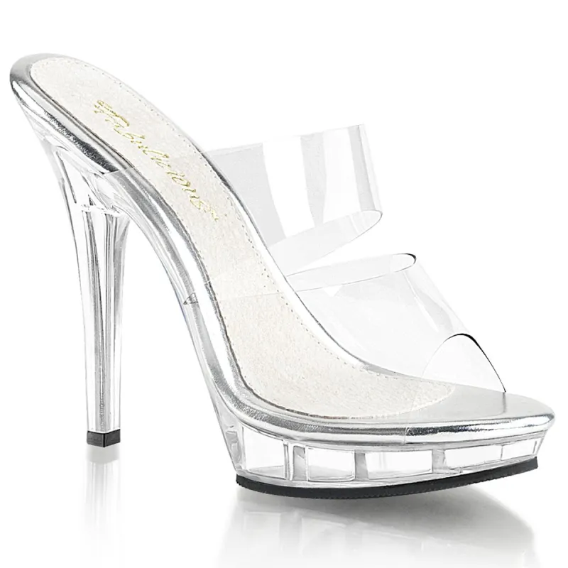 Fabulicious Lip-102-Clear-Size 9-Clearance sold by Shoe Freaks
