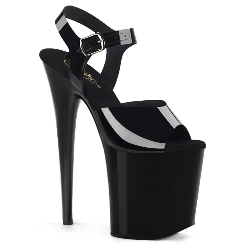 Pleaser Flamingo-808N-Black-Size 6-Clearance sold by Shoe Freaks