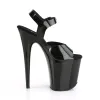 Pleaser Flamingo-808N-Black-Size 6-Clearance sold by Shoe Freaks