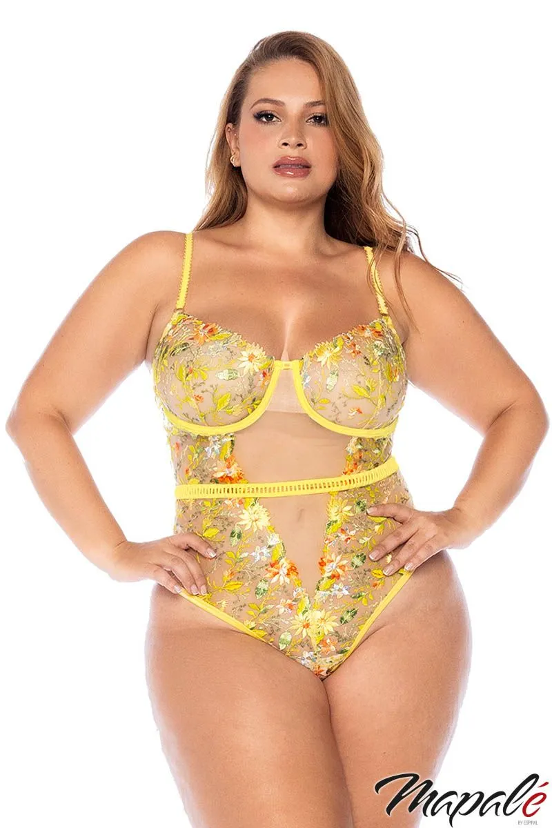 Sheer Lace Teddy sold by Shoe Freaks product image thumbnail 3