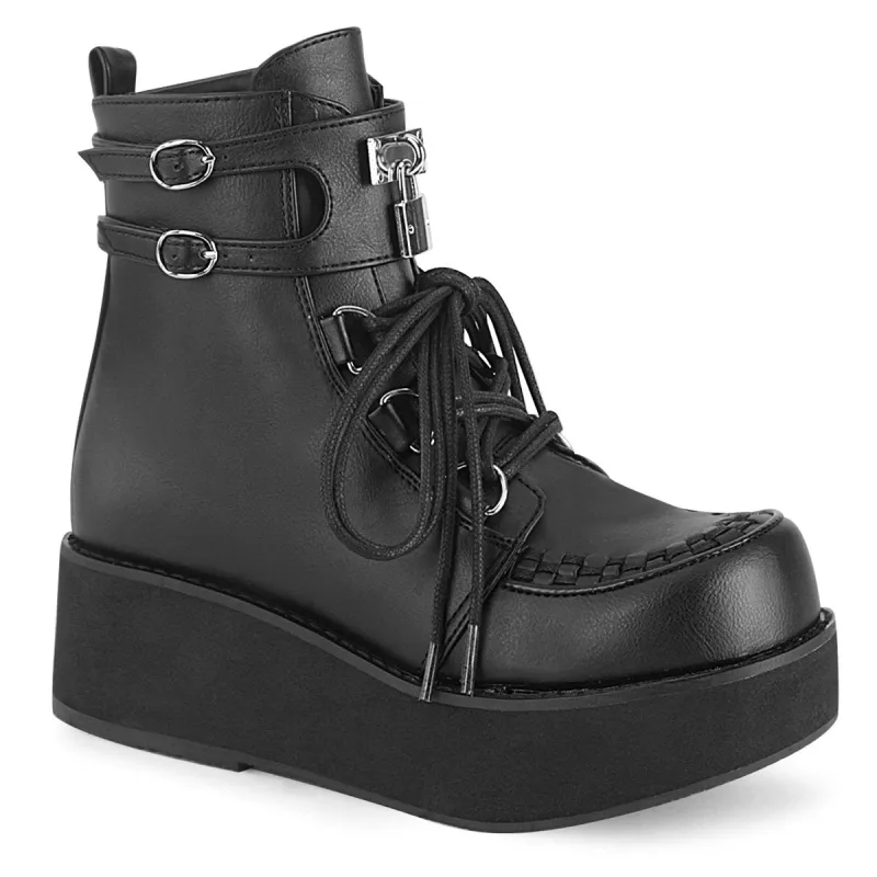 Demonia Sprite-70-Black-Size 9-Clearance sold by Shoe Freaks