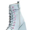 Butterfly Dune Suede Platform Military Boots - Blue sold by Shoe Freaks