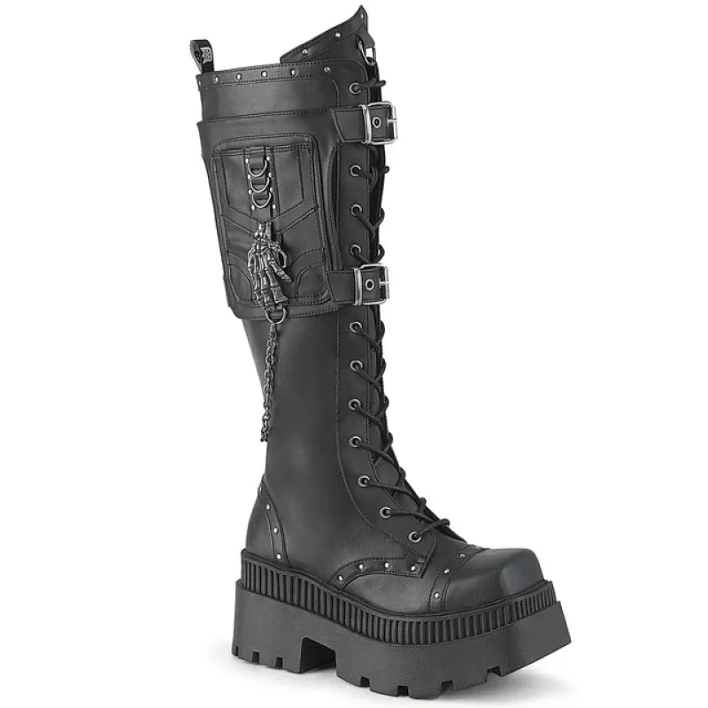 Demonia Wrath-205-Black-Size 7-Clearance sold by Shoe Freaks