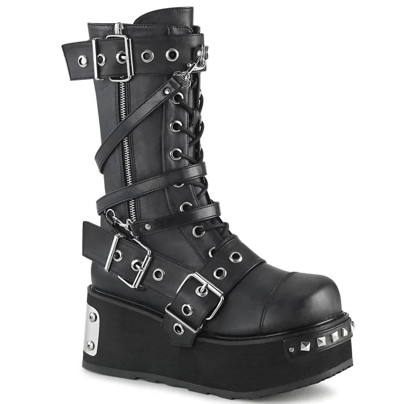 Demonia Trashville-250-Black-Size 6-Clearance sold by Shoe Freaks