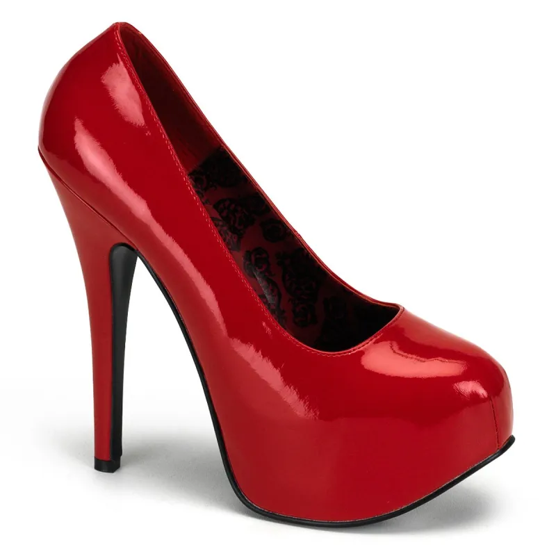 Pleaser Pink Label Teeze-06W-Red-Size 12-Clearance sold by Shoe Freaks