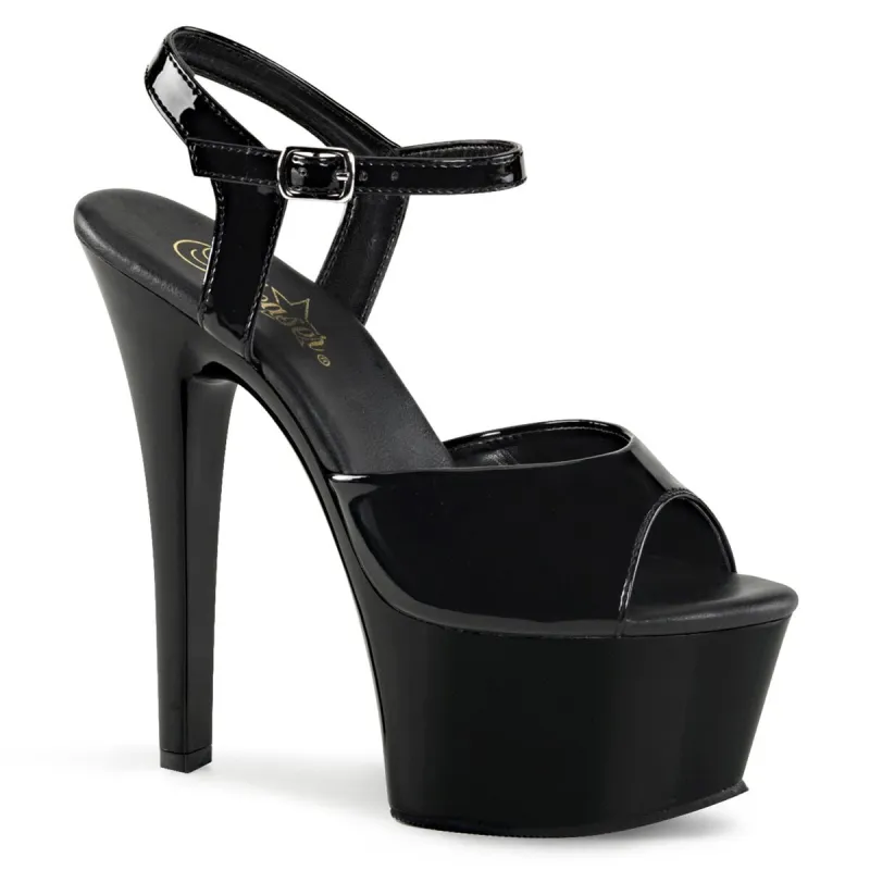 Pleaser Aspire-609-Black-Size 5-Clearance sold by Shoe Freaks