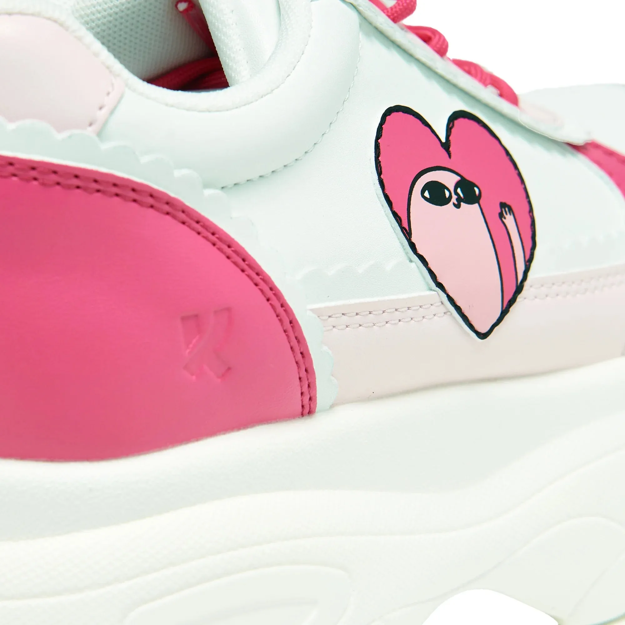 Loveable Antics Chunky Trainers - Pink sold by Shoe Freaks product image thumbnail 4