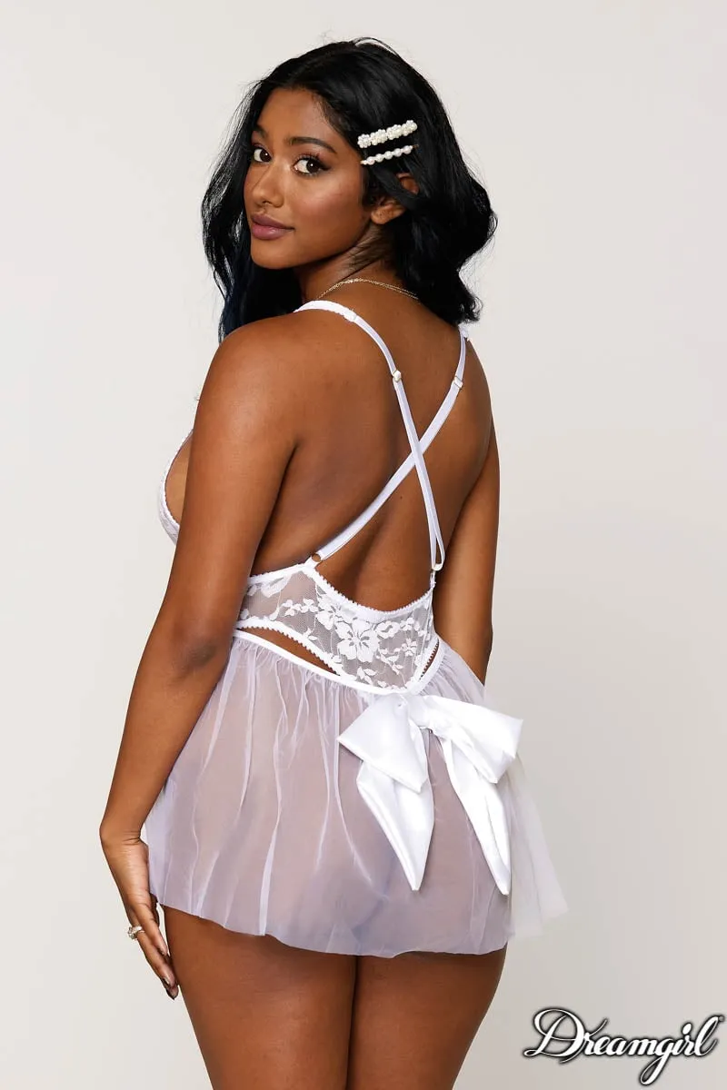 2Pc Lace Skirt Teddy sold by Shoe Freaks product image thumbnail 2