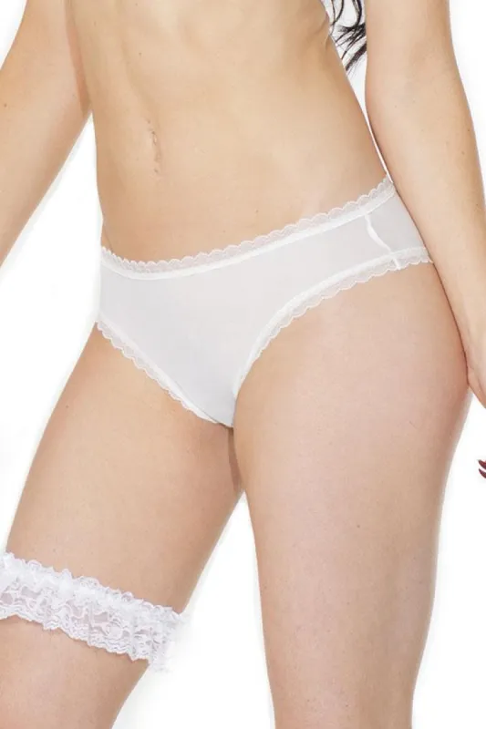 Crotchless Panty with Veil Detail sold by Shoe Freaks