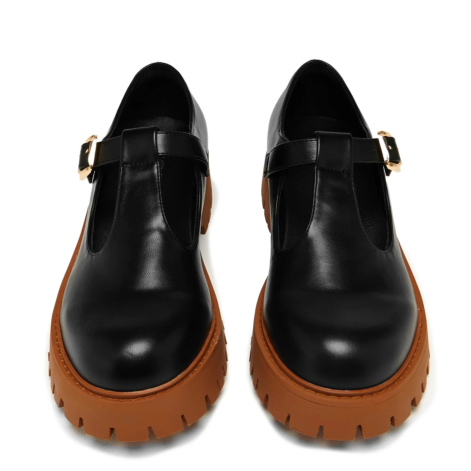 Abbot Men's Chunky Mary Janes - Black-Size 10-Clearance sold by Shoe Freaks product image thumbnail 5