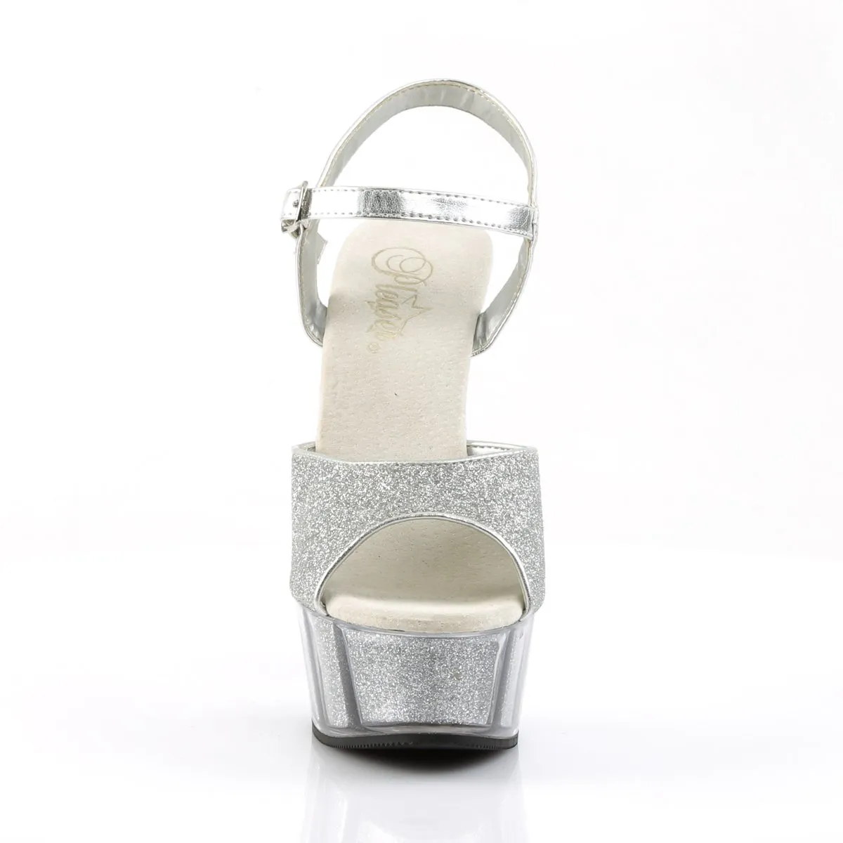 Pleaser Delight-609-5G-Silver-Size 12-Clearance sold by Shoe Freaks product image thumbnail 2