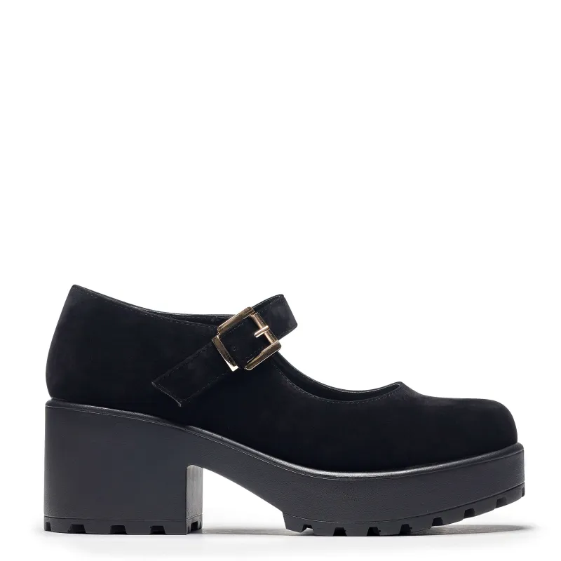 TIRA Black Mary Jane Shoes 'Suede Edition'-Size 8-Clearance sold by Shoe Freaks