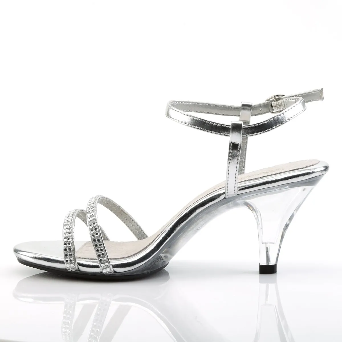 Fabulicious Belle-316-Clear-Silver-Size 10-Clearance sold by Shoe Freaks product image thumbnail 3