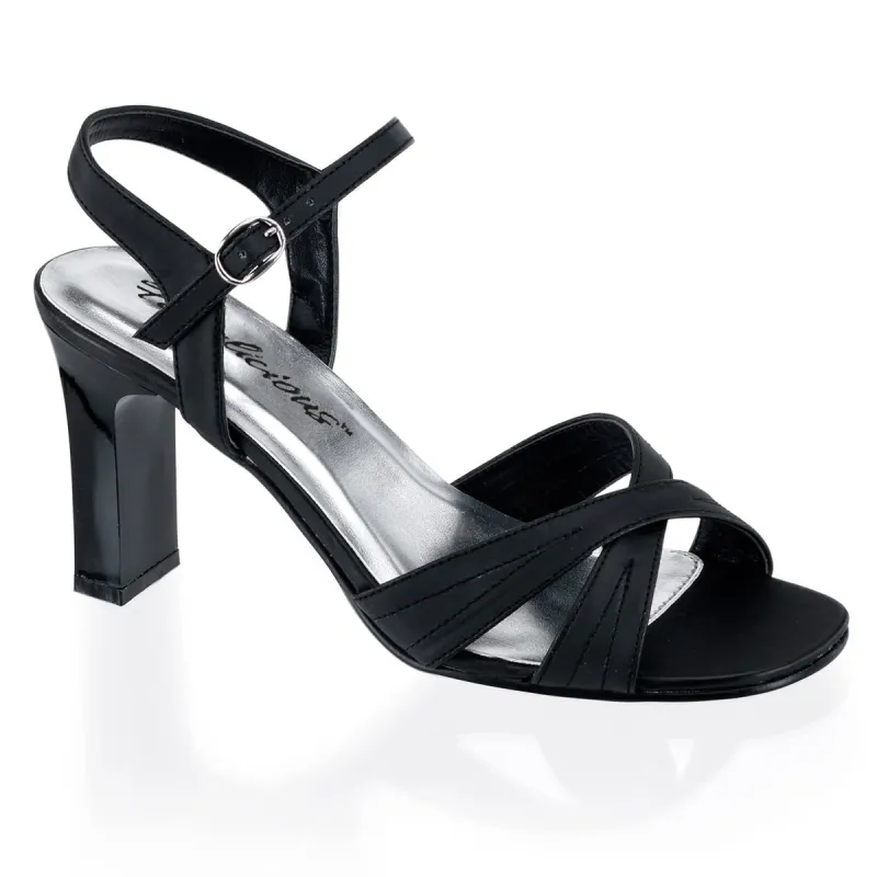 Fabulicious Romance-313-Black-Size 12-Clearance sold by Shoe Freaks