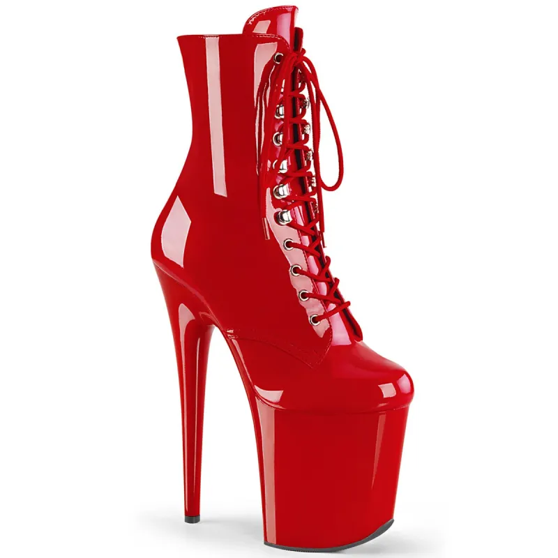Pleaser Flamingo-1020-Red-Size 6-Clearance sold by Shoe Freaks