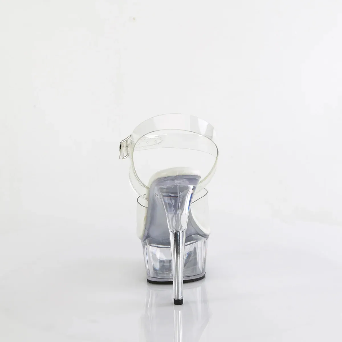 Pleaser Delight-608VL-Clear/Clear-Size 6-Clearance sold by Shoe Freaks product image thumbnail 4
