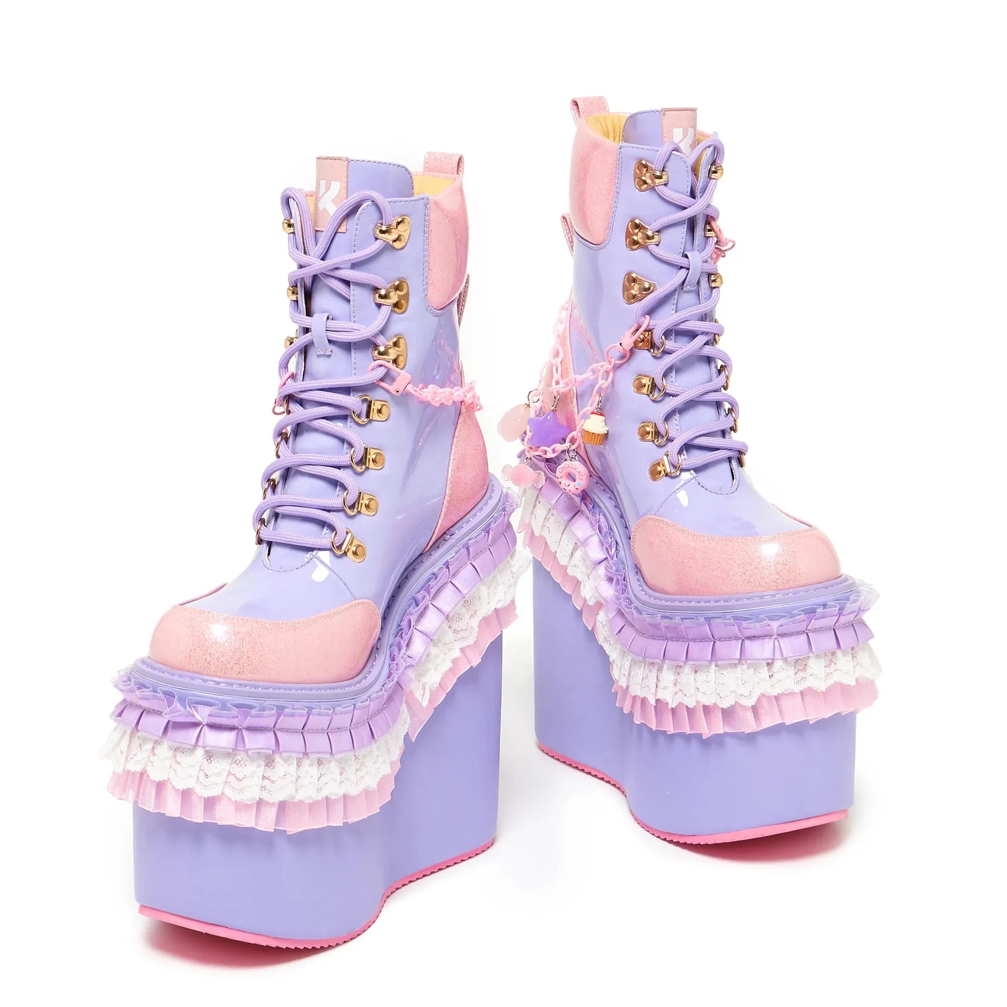 Cupcake Towers Platform Boots - Purple sold by Shoe Freaks product image thumbnail 5